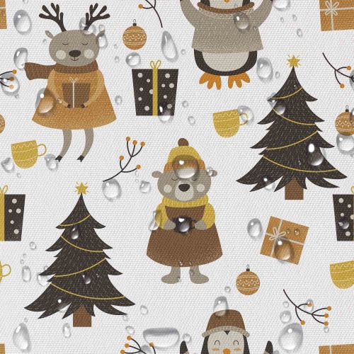 christmas-forest-animals