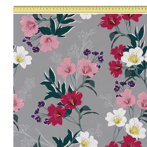 flowers-on-a-gray-background