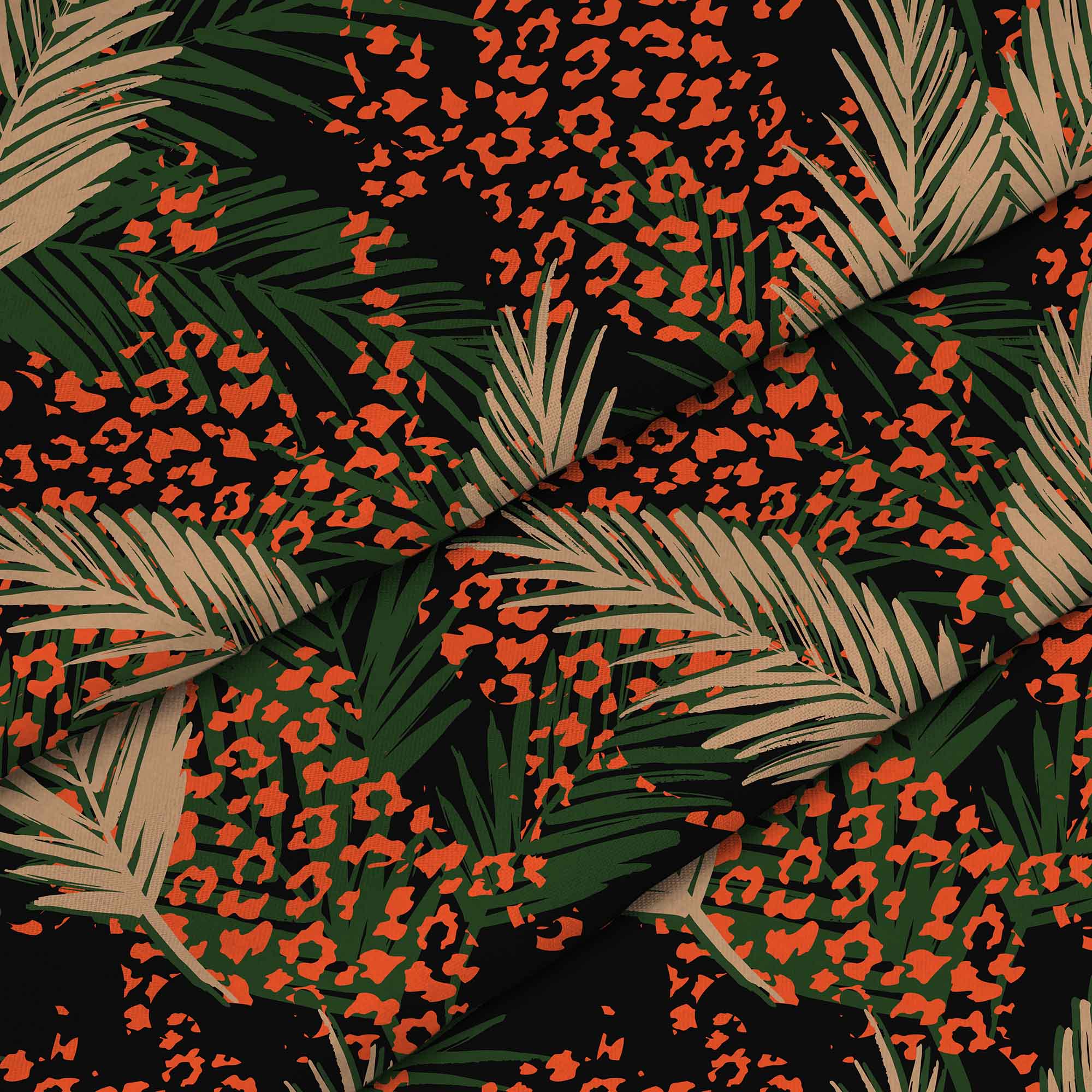 Leopard Palm Leaves