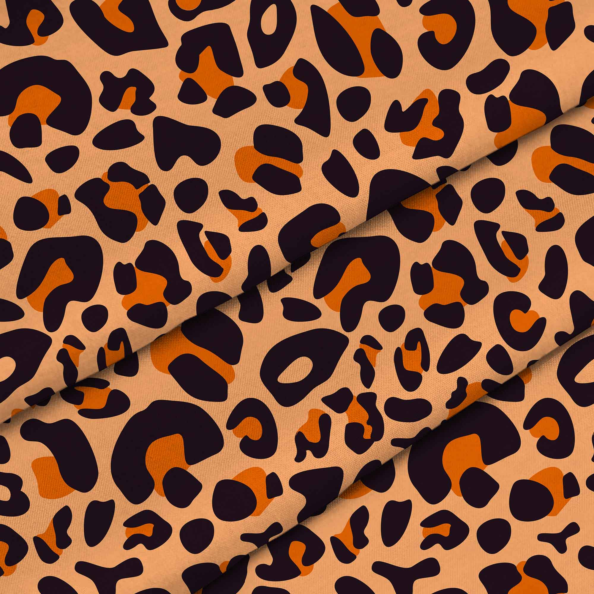 Leopard Orange Print