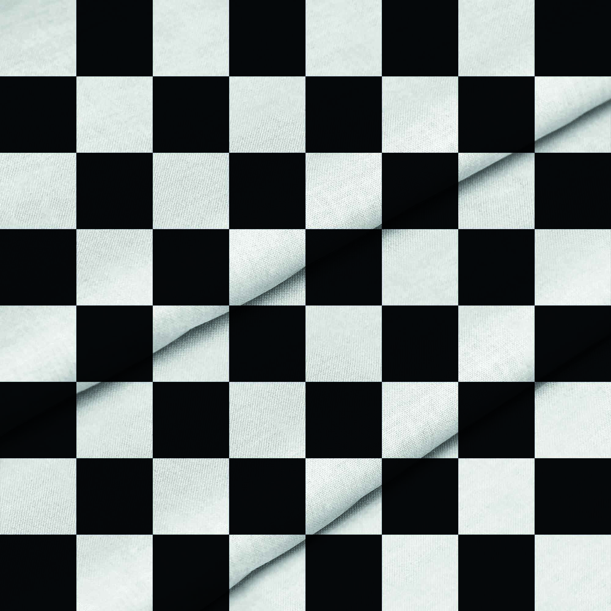 Checkered Black and White 