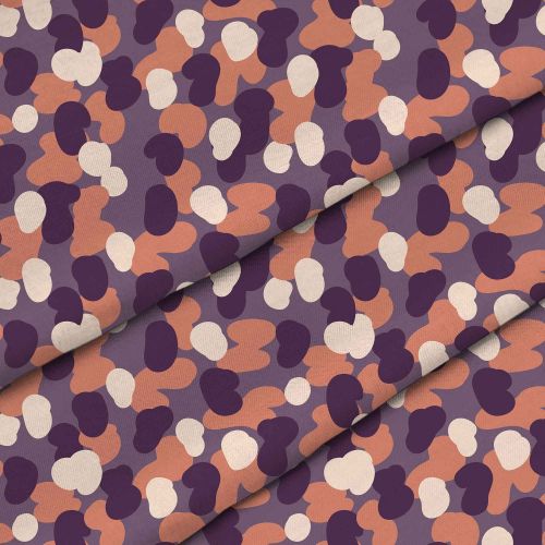 Pastel Purple Abstract Dots