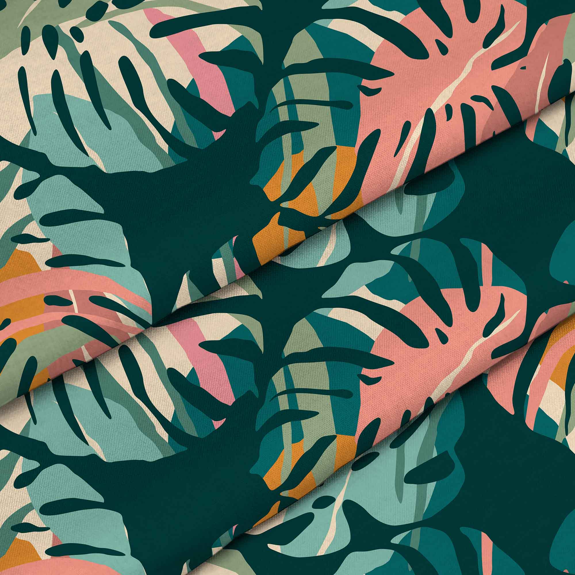 Tropical Abstract Leaves